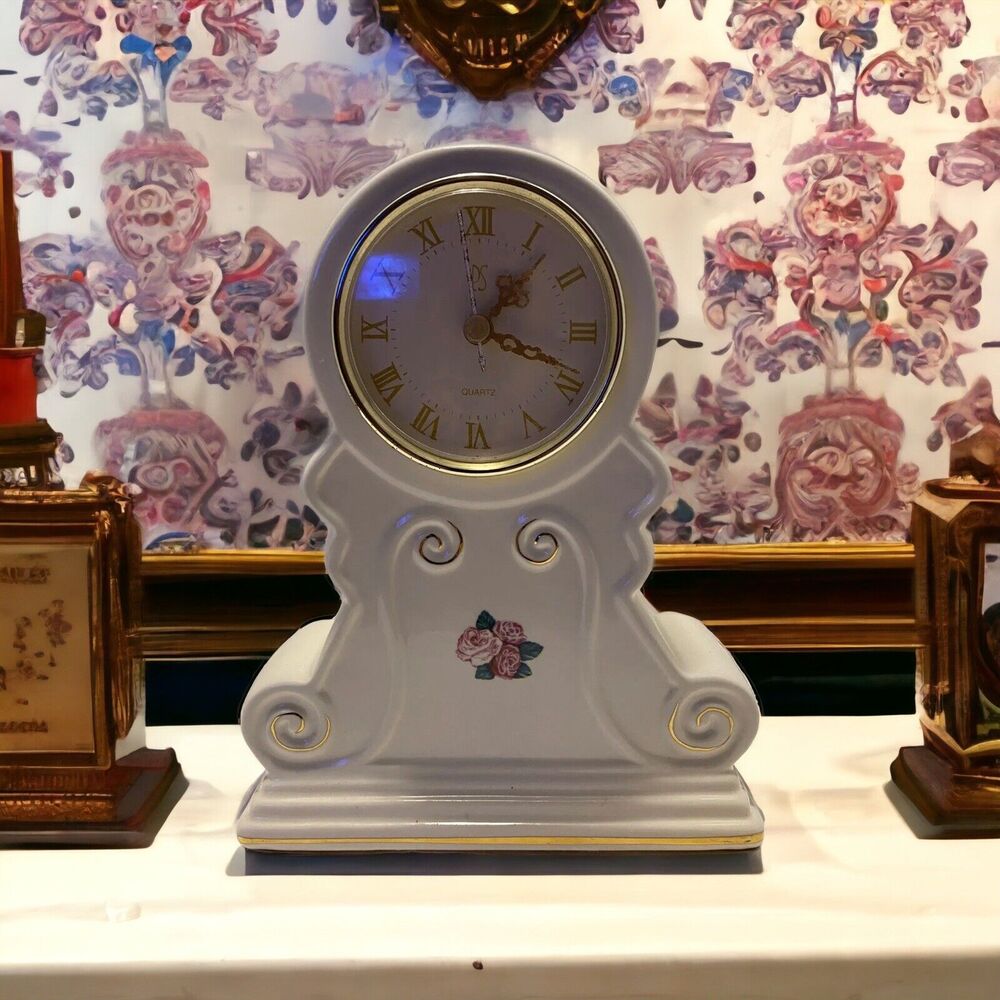 Vintage PS (Paul Sebastian) 1998 Limited Edition Ceramic Mantel Clock